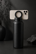 Insulated Magnetic Water Bottle with Phone Mount | Gym & Outdoor